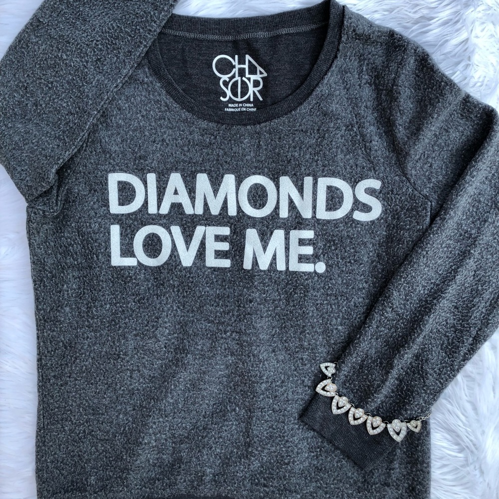 Chaser grey sweatshirt